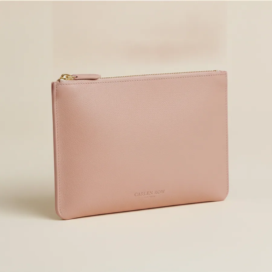 The Slim Pouch in Dusty Blush — The Garden